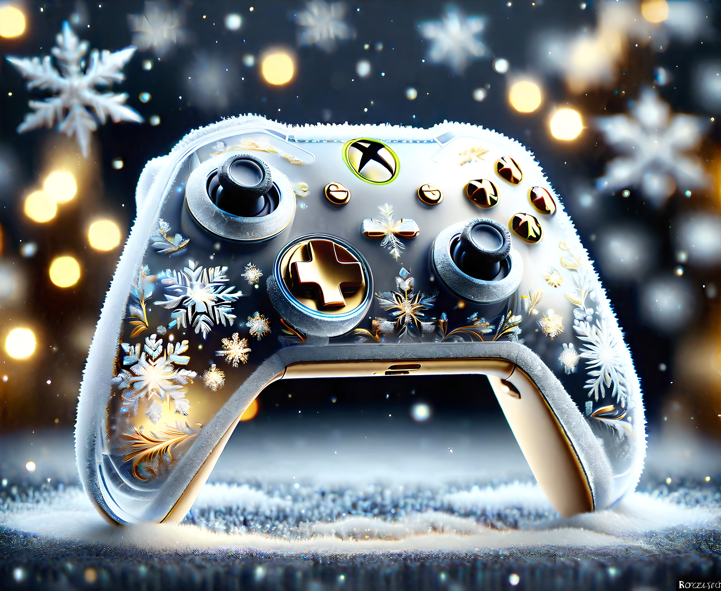 00230-protovisionXLHighFidelity3D_release0630Bakedvae-cartoon style crystal translucent golden xbox controller winter.jpg